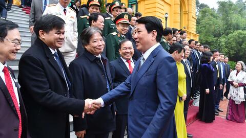 Chủ tịch nước Lương Cường trao danh hiệu Thầy thuốc Nhân dân tặng các thầy thuốc tiêu biểu