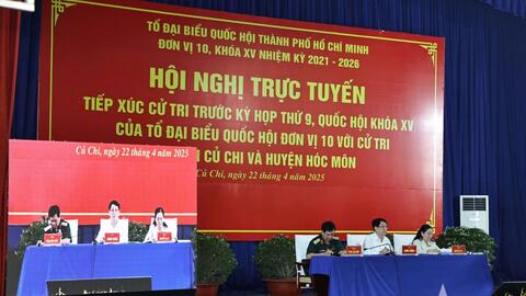 Chủ tịch nước Lương Cường tiếp xúc cử tri TP Hồ Chí Minh trước Kỳ họp thứ chín, Quốc hội khóa XV