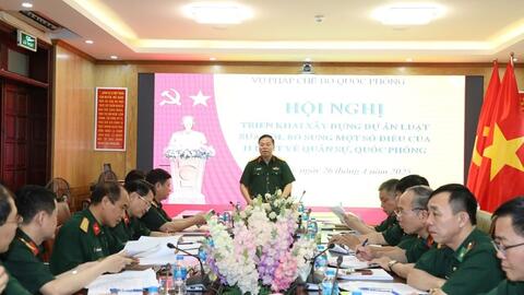 Nhiều chính sách với người thuộc lực lượng vũ trang tham gia xây dựng pháp luật