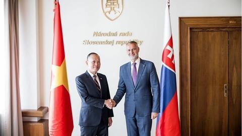 Chủ tịch Quốc hội Slovakia khẳng định còn nhiều tiềm năng hợp tác với Việt Nam
