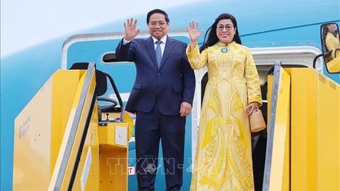Thủ tướng Phạm Minh Chính tới Stockholm, bắt đầu thăm chính thức Thụy Điển
