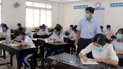 Kỳ thi tốt nghiệp Trung học phổ thông diễn ra từ ngày 27 đến 30-6
