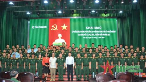 Khai mạc lớp bồi dưỡng phương pháp giảng dạy hiện đại cho giảng viên các trường Quân đội