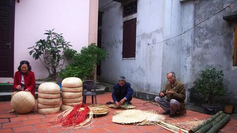 Thăng trầm làng nghề đan tre ở Phú An