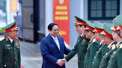 Thủ tướng chính phủ Phạm Minh Chính thăm, chúc Tết, kiểm tra công tác sẵn sàng chiến đấu của Tổng cục II