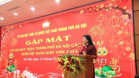 Gặp mặt lãnh đạo, cán bộ Mặt trận Hà Nội qua các thời kỳ