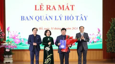 Ra mắt “Ban Quản lý Hồ Tây trực thuộc UBND quận Tây Hồ”