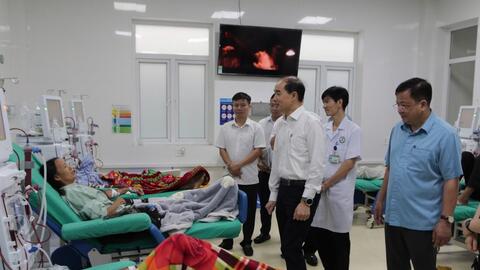 Kiểm tra công tác đáp ứng y tế phòng chống lụt bão