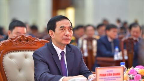 Đại tướng Phan Văn Giang dự, chỉ đạo Lễ công bố nghị quyết, quyết định về sáp nhập đơn vị hành chính tỉnh Đồng Tháp