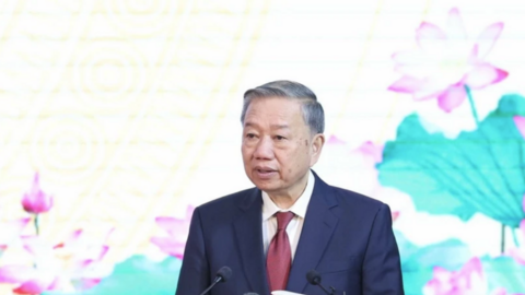 Tổng Bí thư Tô Lâm dự Lễ kỷ niệm Ngày sinh Tổng Bí thư Nguyễn Văn Linh