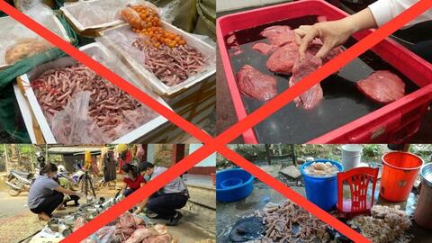 "Bốn không" với thực phẩm bẩn