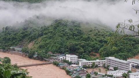 Nghệ An: Nước đổ về Thủy điện Bản Vẽ giảm nhiều, chỉ khoảng 6.000 m³/s