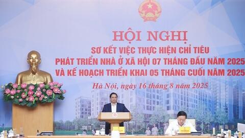 Thủ tướng: Nhà ở xã hội phải gắn với hạ tầng đồng bộ