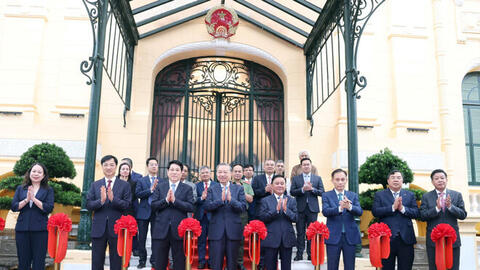 Tổng Bí thư, Chủ tịch nước dự Lễ bàn giao Trụ sở Cơ quan Chủ tịch nước