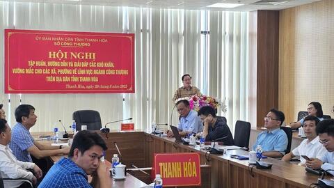 Thanh Hóa: 166 điểm cầu cùng tháo gỡ vướng mắc lĩnh vực công thương