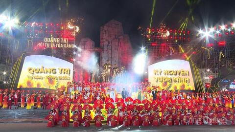 Quảng Trị tái hiện chặng đường lịch sử bằng âm nhạc và ánh sáng