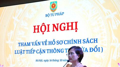 Sửa đổi Luật Tiếp cận thông tin để bảo đảm tốt hơn quyền của người dân