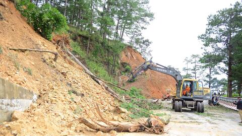 Lâm Đồng công bố tình huống khẩn cấp về thiên tai tại Quốc lộ 20 và Quốc lộ 28
