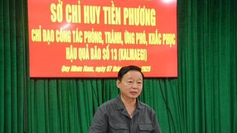Phó thủ tướng Trần Hồng Hà: Khẩn trương khắc phục hậu quả bão số 13 (Kalmaegi)