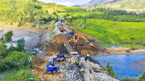 Gấp rút thông tuyến đường sắt Bắc - Nam đoạn qua Gia Lai, Đắk Lắk