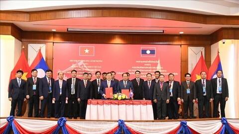 Hội nghị song phương cấp Bộ trưởng giữa Bộ Công an Việt Nam và Bộ Công an Lào