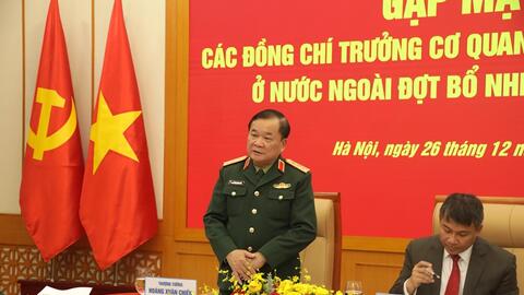Bộ Quốc phòng gặp mặt Trưởng cơ quan đại diện Việt Nam ở nước ngoài bổ nhiệm năm 2025