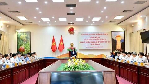 Phó Chủ tịch nước kiểm tra công tác chuẩn bị bầu cử tại Lâm Đồng