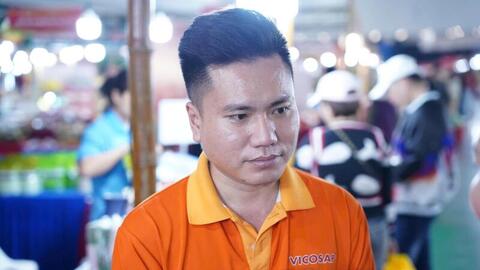 Dừa sáp Cầu Kè mang hương vị miền Tây ra Hội chợ Mùa Xuân