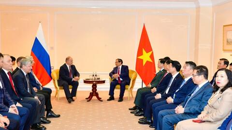 Thủ tướng Phạm Minh Chính tiếp Chủ tịch Đảng Cộng sản Liên bang Nga