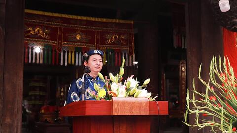 Lễ hội truyền thống đình Đông Ngạc, TP Hà Nội: Tôn vinh hồn cốt làng khoa bảng Kẻ Vẽ