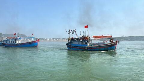 Ngư dân Quảng Ngãi chủ động thích ứng khi giá dầu tăng cao