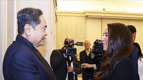 Chủ tịch Quốc hội Trần Thanh Mẫn tiếp Phó chủ tịch Thượng viện Italy