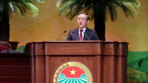 Khai mạc phiên thứ nhất Đại hội đại biểu toàn quốc Hội Nông dân Việt Nam lần thứ IX