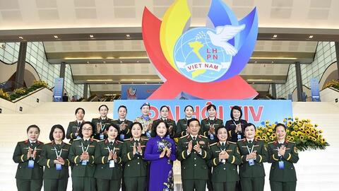 Đại hội đại biểu Phụ nữ toàn quốc lần thứ XIV: Tỏa sáng hình ảnh nữ quân nhân Việt Nam