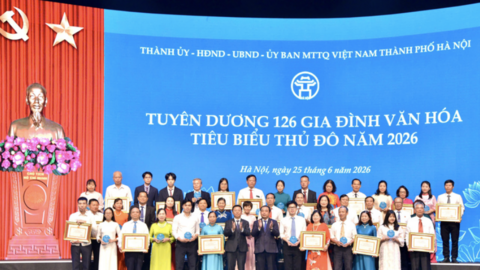 Hà Nội tổ chức tuyên dương 126 gia đình văn hóa tiêu biểu
