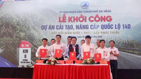 Đà Nẵng: Khởi công dự án nâng cấp Quốc lộ 14D hơn 4.500 tỷ đồng
