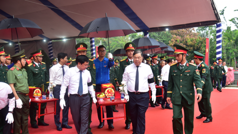 Tây Ninh: Trang nghiêm tổ chức Lễ viếng, truy điệu, an táng 173 hài cốt liệt sĩ