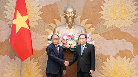 Chủ tịch Quốc hội Trần Thanh Mẫn tiếp Tổng Chưởng lý Malaysia