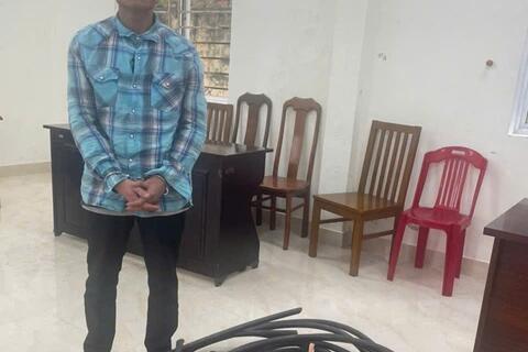 Công an TP Đà Nẵng: Bắt đối tượng chuyên trộm dây điện tại các trạm biến áp liên tỉnh