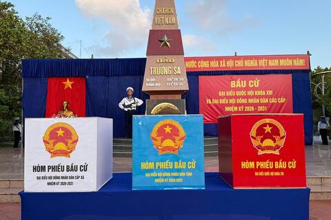 Đặc khu Trường Sa hoàn tất công tác chuẩn bị phục vụ ngày bầu cử Quốc hội khóa XVI