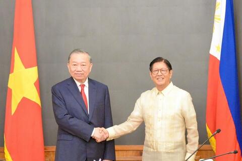 Tổng Bí thư, Chủ tịch nước Tô Lâm hội đàm với Tổng thống Philippines Ferdinand Romualdez Marcos Jr.