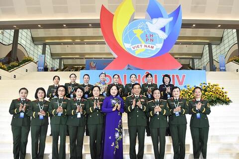Đại hội đại biểu Phụ nữ toàn quốc lần thứ XIV: Tỏa sáng hình ảnh nữ quân nhân Việt Nam