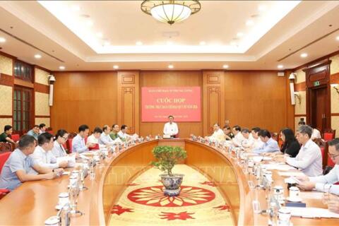 Thường trực Ban Bí thư Trần Cẩm Tú chủ trì cuộc họp Thường trực Ban Chỉ đạo 35 Trung ương quý III-2026