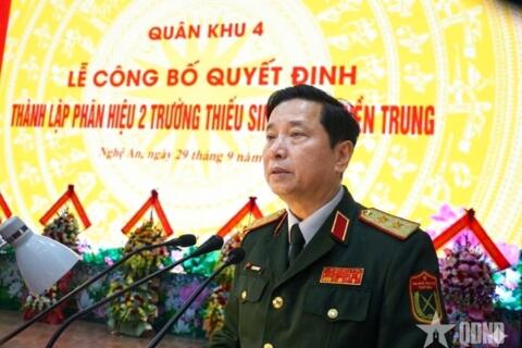 Quân khu 4: Công bố thành lập Phân hiệu 2, Trường Thiếu sinh quân miền Trung