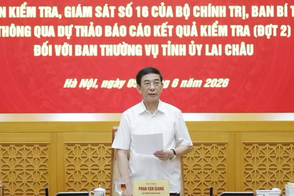 Đoàn Kiểm tra, giám sát số 16 của Bộ Chính trị, Ban Bí thư làm việc tại Lai Châu