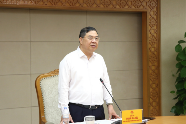 Phó Thủ tướng Thường trực Phạm Gia Túc chủ trì cuộc họp về sửa nghị định liên quan đến cơ quan Việt Nam ở nước ngoài