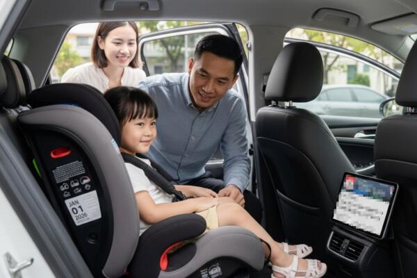 Phạt cảnh cáo lỗi không dùng ghế an toàn cho trẻ