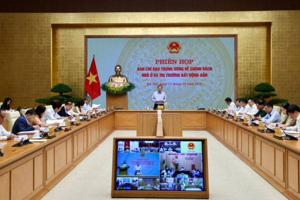 Phó Thủ tướng Thường trực Phạm Gia Túc chủ trì phiên họp Ban Chỉ đạo Trung ương về chính sách nhà ở và thị trường bất động sản
