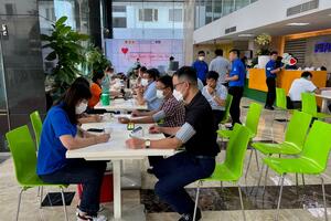 Hiến máu nhân đạo – Hoạt động ý nghĩa nhân ngày truyền thống của PVFCCo