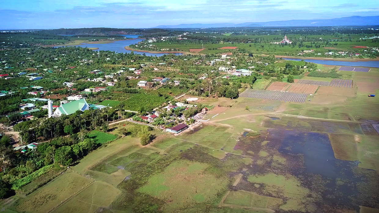 Thôn Tiên Sơn 1 (xã Tân Sơn, TP. Pleiku). Ảnh: Hùng Hoa Lư